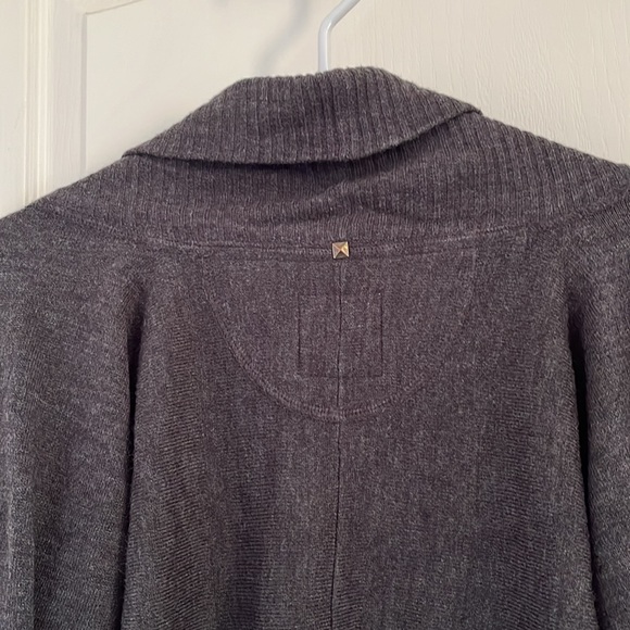 Triple five soul grey cocoon cardigan sweater - Picture 4 of 4